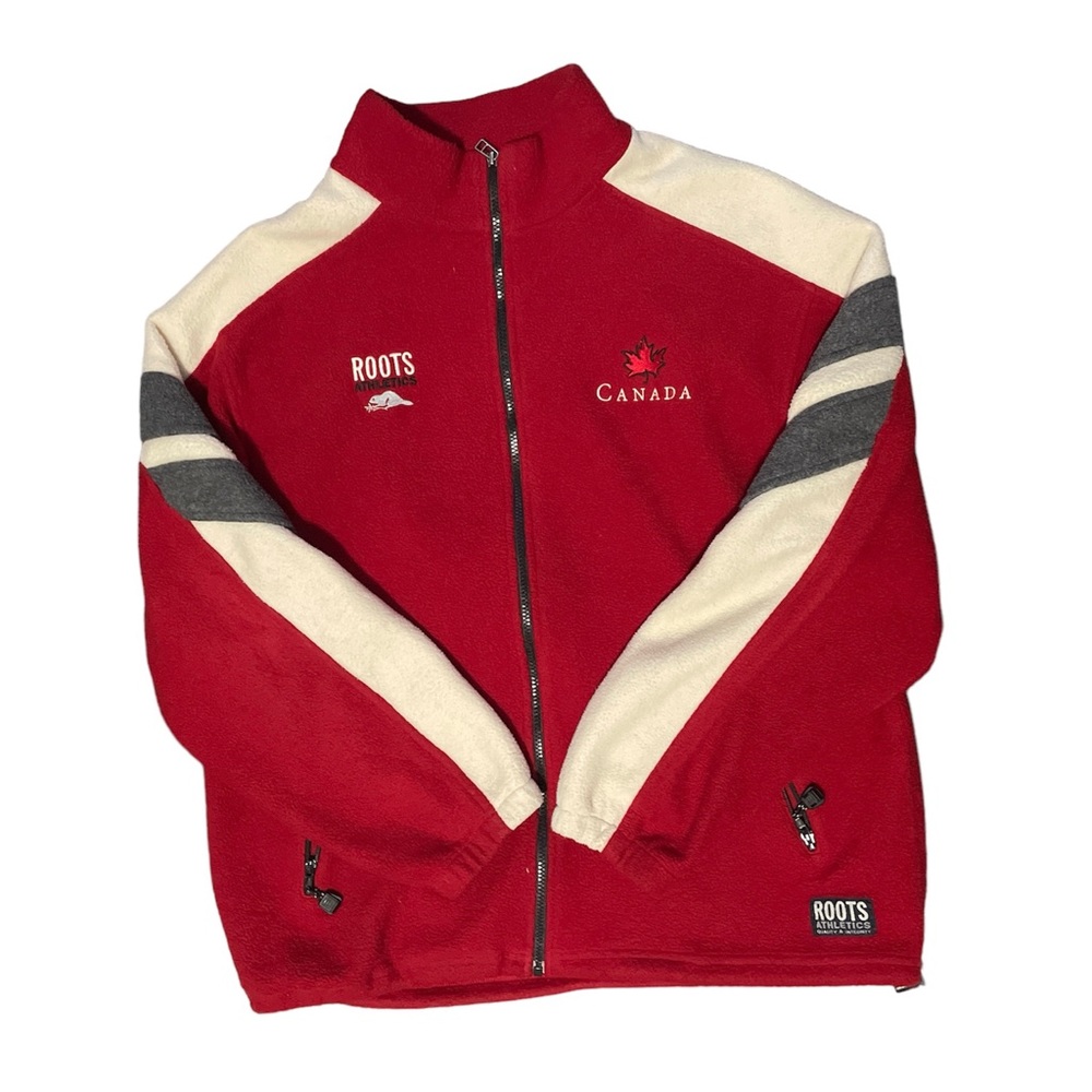 Vintage Rare Roots Zip Up Sweater